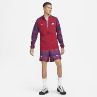 FC Barcelona Academy Pro мужские Nike Full-Zip Knit Soccer Куртка цвет красный
