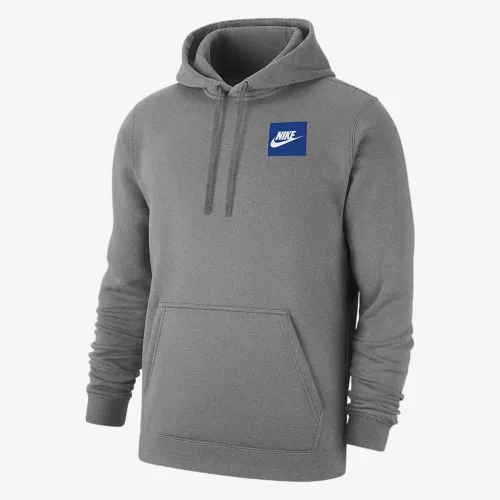 Nike Club Fleece мужские Pullover Толстовка с капюшоном цвет серый