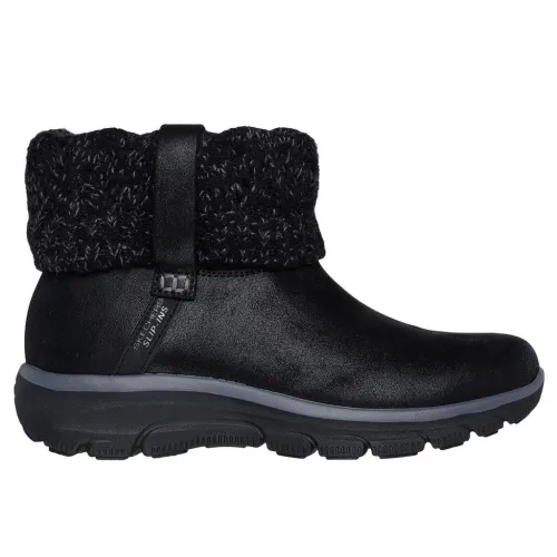 Кроссовки Женские Skechers Slip-ins Relaxed Fit Easy Going Cozy Weather (168033-BLK)