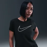 Nike Sportswear жіноча Short-Sleeve Graphic футболка колір чорний