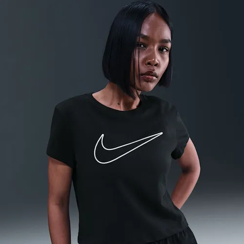 Nike Sportswear жіноча Short-Sleeve Graphic футболка колір чорний