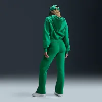 Nike Sportswear Phoenix Fleece жіноча Loose Cropped Full-Zip Толстовка з капюшоном колір зелений