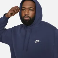 Nike Sportswear Club Fleece Pullover Толстовка с капюшоном синий
