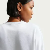 Nike Sportswear Chill Terry женская оверсайз French Terry Crew-Neck свитшот цвет коричневый