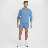 Nike Primary Fleece мужские Dri-FIT UV Performance Crew синий