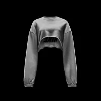 Nike Sportswear женская оверсайз French Terry Shrug цвет серый