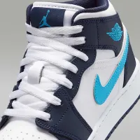 Nike Air Jordan 1 Mid Big дитячі Кросівки блакитний