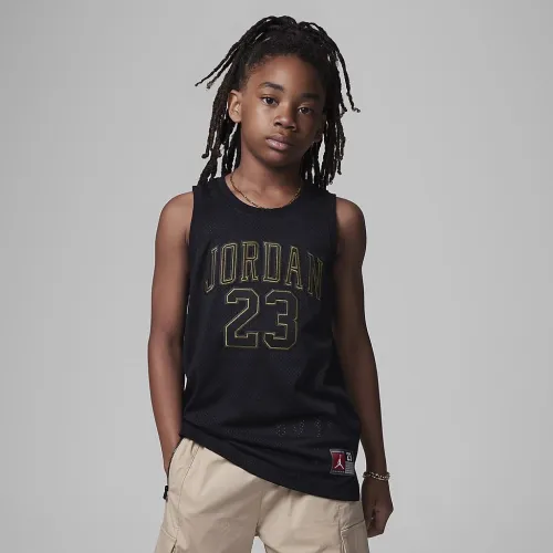 Nike Jordan Big дитячі 23 Jersey колір чорний