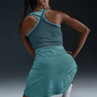 NikeCourt Slam женская Dri-FIT Tennis Костюм цвет зеленый