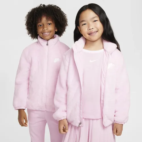 Nike Little дитячі Faux Fur Куртка Pink