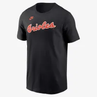 Cal Ripken Jr. Baltimore Orioles Cooperstown Fuse мужские Nike MLB футболка цвет черный