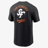 San Francisco Giants City Connect 2-Hit мужские Nike MLB футболка цвет черный