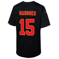 Patrick Mahomes Kansas City Chiefs Super Bowl LIX Big детские Nike NFL Game Jersey цвет черный