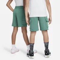 Nike Sportswear Club Fleece Big детские Cargo шорты цвет зеленый