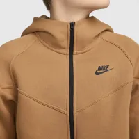 Nike Sportswear Tech Fleece Windrunner женская Full-Zip Толстовка с капюшоном цвет коричневый