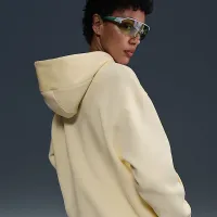 Nike Sportswear Phoenix Fleece женская оверсайз Pullover Толстовка с капюшоном цвет коричневый