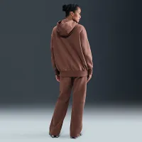 Nike Sportswear Phoenix Fleece женская оверсайз Pullover Толстовка с капюшоном цвет коричневый