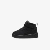 Nike Court Borough Mid 2 Baby/Toddler Кросівки колір чорний