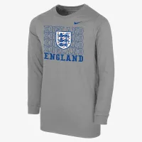 England Big Kids' Nike Core Long-Sleeve T-Shirt Grey