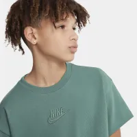 Nike Sportswear Big детские футболка цвет зеленый