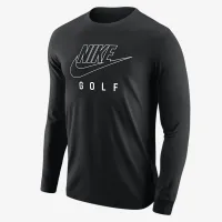 Nike Swoosh чоловічі для гольфу Long-Sleeve футболка колір чорний