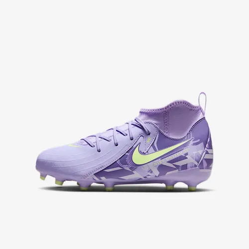 Nike United Jr. Phantom Luna 2 Academy Big дитячі FG High-Top футбольні бутси колір фіолетовий
