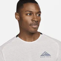 Nike Trail Solar Chase мужские Dri-FIT Short-Sleeve Running Top цвет белый