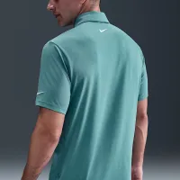 Nike Tour мужские Dri-FIT Heatheцвет красный для гольфа Polo цвет зеленый