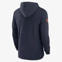 Chicago Bears Sideline чоловічі Nike Dri-FIT NFL Long-Sleeve Hooded Top блакитний