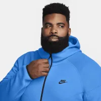 Nike Sportswear Tech Fleece Windrunner чоловічі Full-Zip Толстовка з капюшоном блакитний
