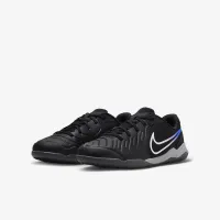 Nike Jr. Tiempo Legend 10 Academy Little/Big детские Indoor/Court Low-Top Soccer Кроссовки цвет черный
