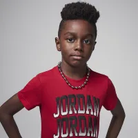Nike Jordan Little детские 3K футболка цвет красный