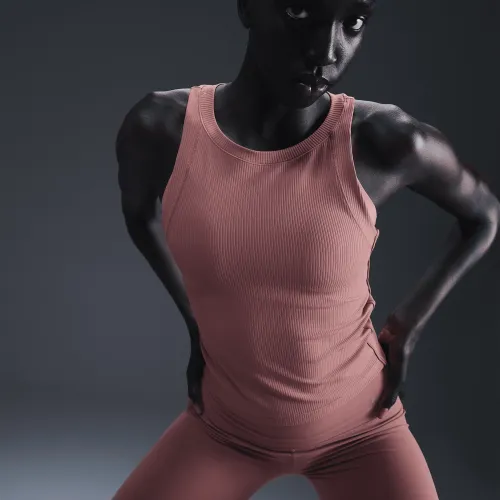 Nike Zenvy Rib женская Dri-FIT Tank Top Pink