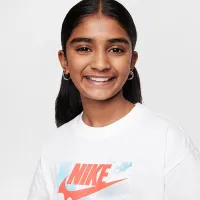 Nike Sportswear Big дитячі (Girls') футболка колір білий