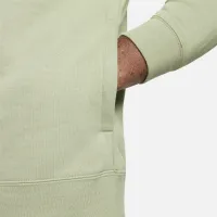 Nike Sportswear Club мужские Brushed-Back 1/2-Zip Pullover цвет зеленый