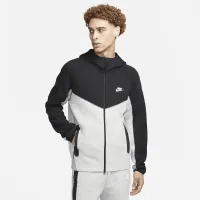 Nike Sportswear Tech Fleece Windrunner мужские Full-Zip Толстовка с капюшоном цвет серый