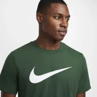 Nike Sportswear Swoosh мужские футболка цвет зеленый