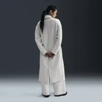 Nike Sportswear Tech Fleece женская оверсайз Duster Куртка цвет серый