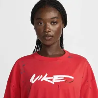 Nike Sportswear Breaking жіноча оверсайз Short-Sleeve футболка колір червоний