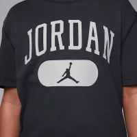 Nike Jordan Big дитячі Elevate Wash футболка колір чорний