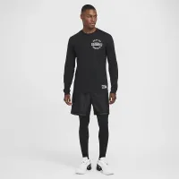 Nike LeBron мужские Max90 Long-Sleeve баскетбольные футболка цвет черный