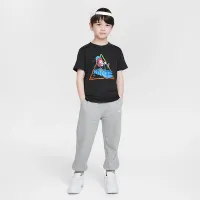 Nike Little дитячі Boxy Scooter футболка колір чорний