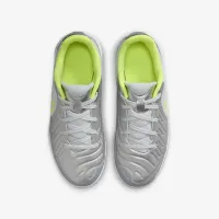 Nike Jr. Tiempo Legend 10 Academy Little/Big детские Indoor/Court Low-Top Soccer Кроссовки цвет серый