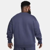 Nike Solo Swoosh мужские Fleece Crew синий