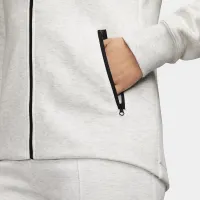 Nike Sportswear Tech Fleece Windrunner женская Full-Zip Толстовка с капюшоном цвет серый