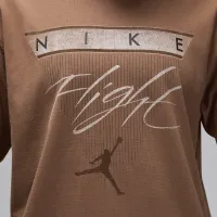 Nike Jordan Flight Heritage жіноча Graphic футболка колір коричневий