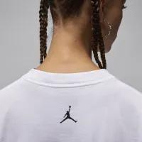 Nike Jordan жіноча оверсайз Graphic футболка колір білий