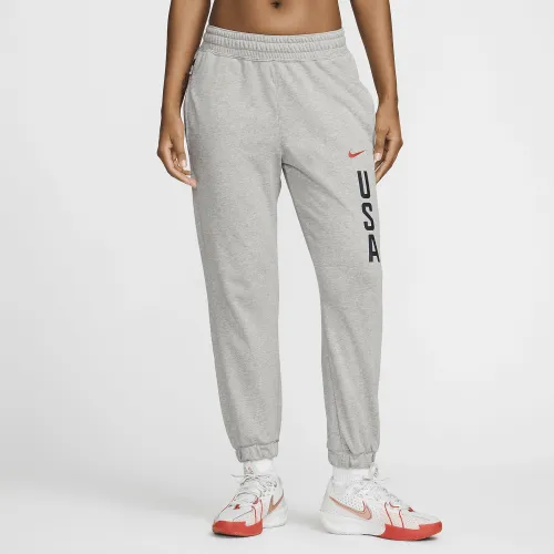 USA Practice женская Nike баскетбольные Fleece Pant цвет серый