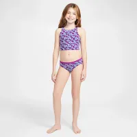 Nike Swim Big детские (Girls') Spiderback Midkini набор цвет фиолетовый