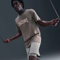 Nike мужские футболка цвет серый